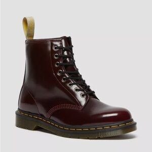 Vegan 1460 Dr. Martens Cherry Red Lace Up Boots